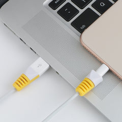 Caja enrolladora de cable de carga antirrotura de 2 piezas