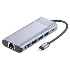 6 en 1 USB 2.0 x 3 + HDMI + RJ45 + puerto de...
