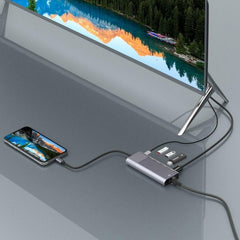 6 en 1 USB 2.0 x 3 + HDMI + RJ45 + puerto de...