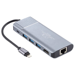 6 en 1 USB 2.0 x 3 + HDMI + RJ45 + puerto de...