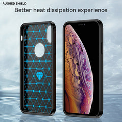 Para iPhone X / XS Funda protectora trasera ...