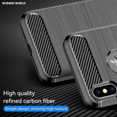Para iPhone X / XS Funda protectora trasera ...