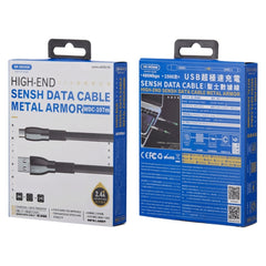 WK WDC-107i 1m 2.4A Serie Saint Zinc Alloy U...