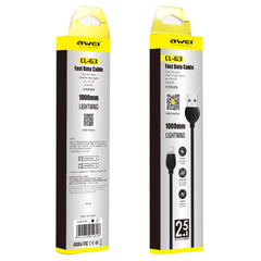 awei CL-63 1m 2.5A Cable de carga y transmisión de datos de 8 pines