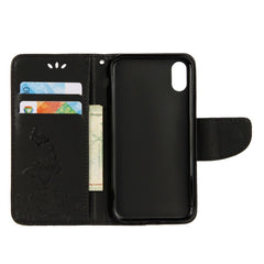 Para iPhone X / XS Funda de cuero con tapa h...