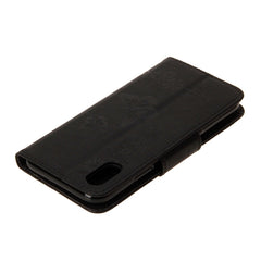 Para iPhone X / XS Funda de cuero con tapa h...