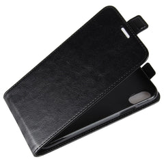 Para iPhone X / XS Funda de cuero con tapa v...