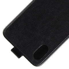 Para iPhone X / XS Funda de cuero con tapa v...