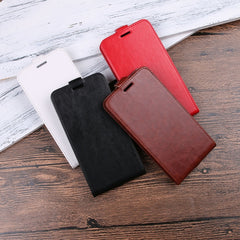 Para iPhone X / XS Funda de cuero con tapa v...