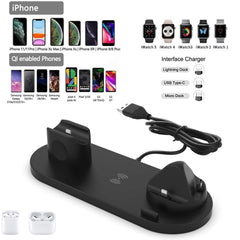 Cargador inalámbrico 6 en 1 actualizado HQ-UD15