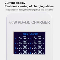 Estación de carga inteligente A8T 40W 8 puer...