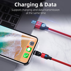 2m 3A Salida 3 en 1 USB a 8 pines + USB-C / ...