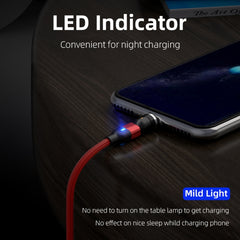 2m 3A Salida 3 en 1 USB a 8 pines + USB-C / ...