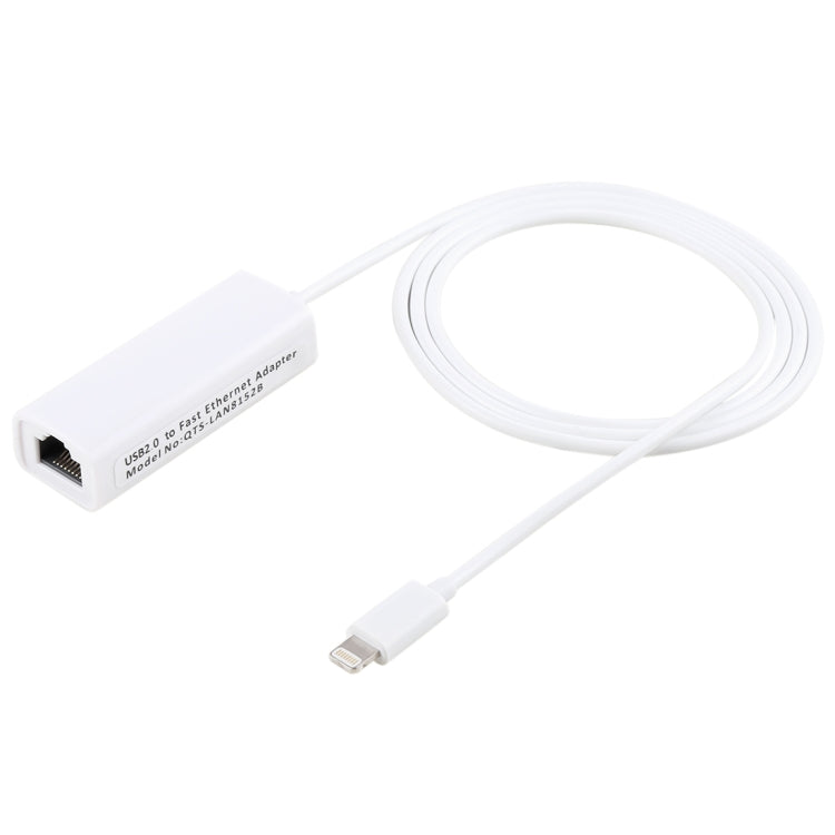QTS-LAN8152B Cable adaptador de red de 8 pines a RJ45