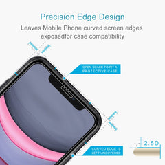 Para iPhone 11 / XR 2 piezas 0,26 mm 9H 2.5D...
