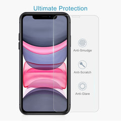 Para iPhone 11 / XR 2 piezas 0,26 mm 9H 2.5D...