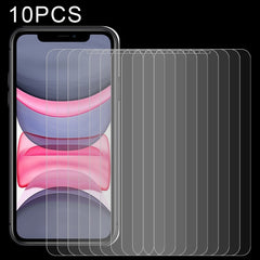 Para iPhone 11 / XR 10 piezas 0,26 mm 9H 2.5...