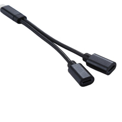 Cable adaptador hembra de 8 pines macho a doble de 12 cm