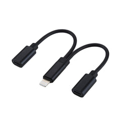 Cable adaptador hembra de 8 pines macho a doble de 12 cm