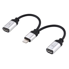 Cable adaptador hembra de 8 pines macho a doble de 12 cm