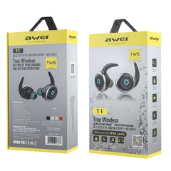 AWEI T1 Auriculares deportivos IPX4 Auricula...