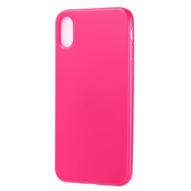 Para iPhone X / XS Funda de TPU color carame...