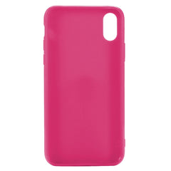 Para iPhone X / XS Funda de TPU color carame...