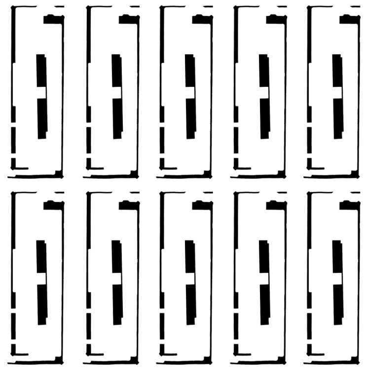 10 PCS para iPad 4 / Nuevo iPad (iPad 3) Adh...
