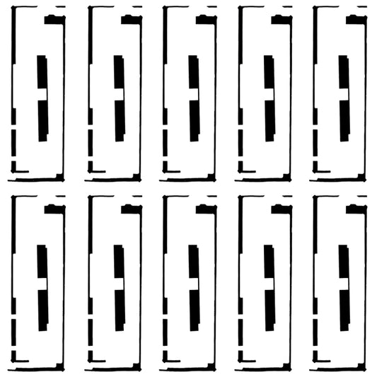 10 PCS para iPad 4 / Nuevo iPad (iPad 3) Adh...