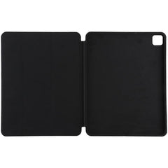 Funda de cuero de color sólido con tapa hori...