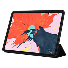 Funda de cuero de color sólido con tapa hori...