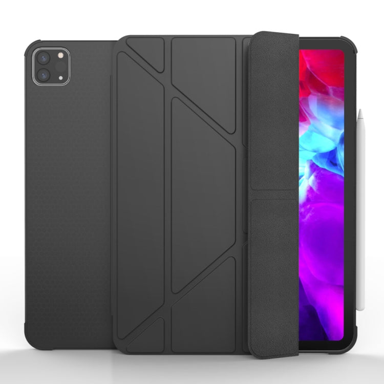 Funda para tableta de cuero TPU plegable múl...