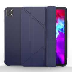 Funda para tableta de cuero TPU plegable múl...