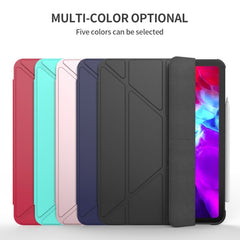 Funda para tableta de cuero TPU plegable múl...