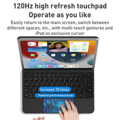 Funda de cuero con teclado Bluetooth suspend...
