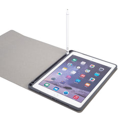 Funda de PU con teclado Bluetooth con textura de seda RK508 para iPad Air 2