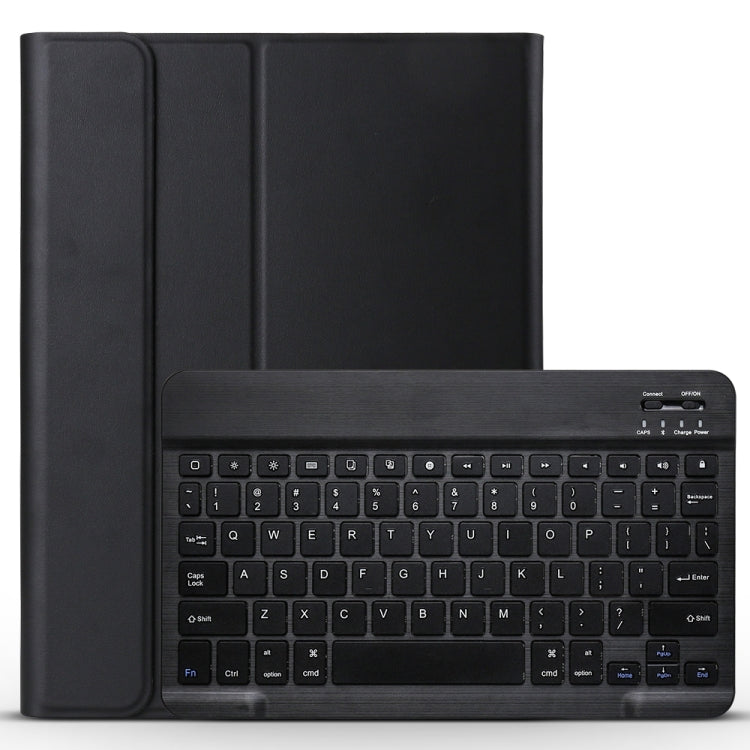 Teclado Bluetooth + Funda de PU con textura cepillada para iPad Pro de 11 pulgadas (2018)
