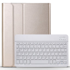 Teclado Bluetooth + Funda de PU con textura cepillada para iPad Pro de 11 pulgadas (2018)