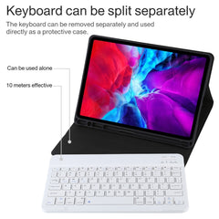 TG11B Teclado blanco Bluetooth desmontable +...