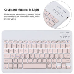 TG11B Teclado rosa Bluetooth desmontable + F...