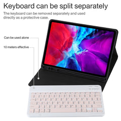 TG11B Teclado rosa Bluetooth desmontable + F...
