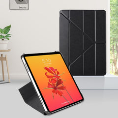 Funda de cuero PU magnética ultrafina con ta...