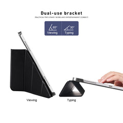 Funda de cuero PU magnética ultrafina con ta...