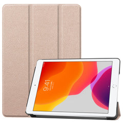 Para iPad 10.2 Custer Texture Funda de cuero...