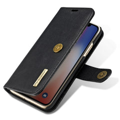 Para iPhone X / XS DG.MING Crazy Horse Textu...