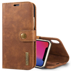 Para iPhone X / XS DG.MING Crazy Horse Textu...