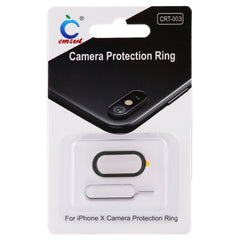 Para iPhone X cubierta de anillo de protecci...