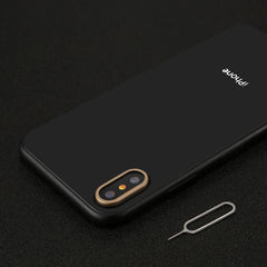 Para iPhone X cubierta de anillo de protecci...