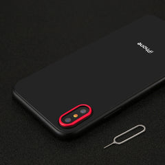 Para iPhone X cubierta de anillo de protecci...