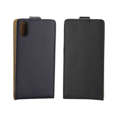 Para iPhone X / XS Funda de cuero con tapa v...